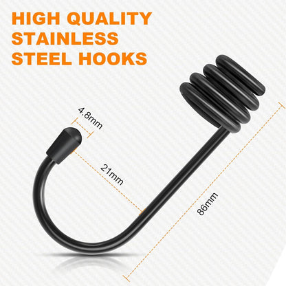100cm Hochleistungs-Bungee-Seile mit Haken, 10er-Pack - Möbel Schutz
