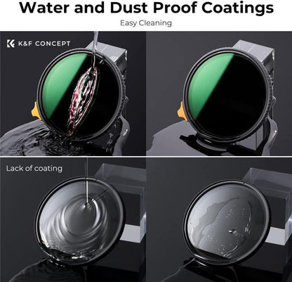 82mm Filter Black-Mist 1/4 ND2-ND400 2in1 multifunktionaler Filter ND Variabler