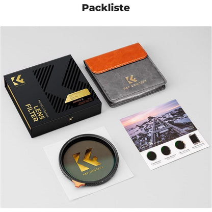 2-in-1 Black Mist & Variabler ND Filter 72mm