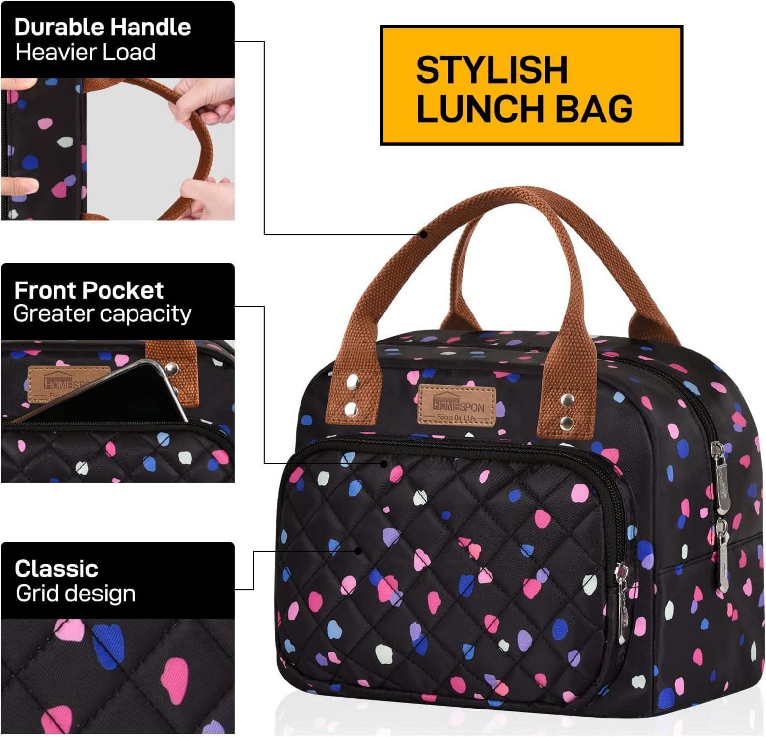 Isolierte Lunchtasche für Frauen Männer Arbeit Kühltasche Lunchbox