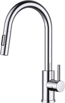 Moderne FORIOUS Küchenarmatur mit ausziehbarer Brause - Chrom