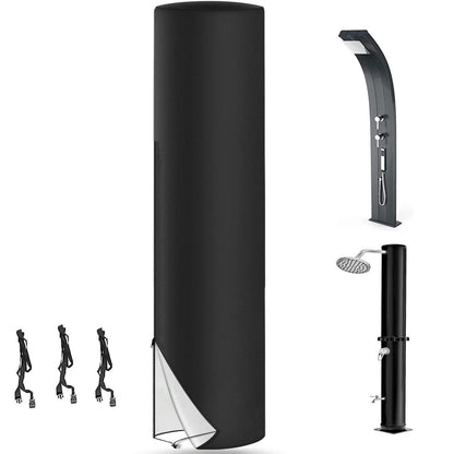 Solardusche Abdeckung 220x67cm – Wasserdicht & Winddicht