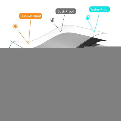 Solardusche Abdeckung 220x67cm – Wasserdicht & Winddicht