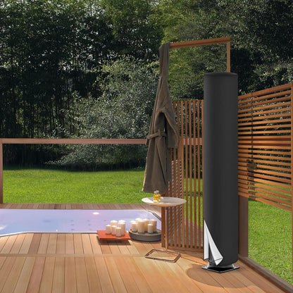 Solardusche Abdeckung 220x67cm – Wasserdicht & Winddicht