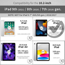 EasyAcc iPad 10,2 Zoll Hülle Stifthalter Roségold