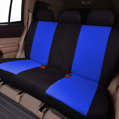 Flying Banner Auto Sitzbezug Komplettset mit Fußmatten Blau