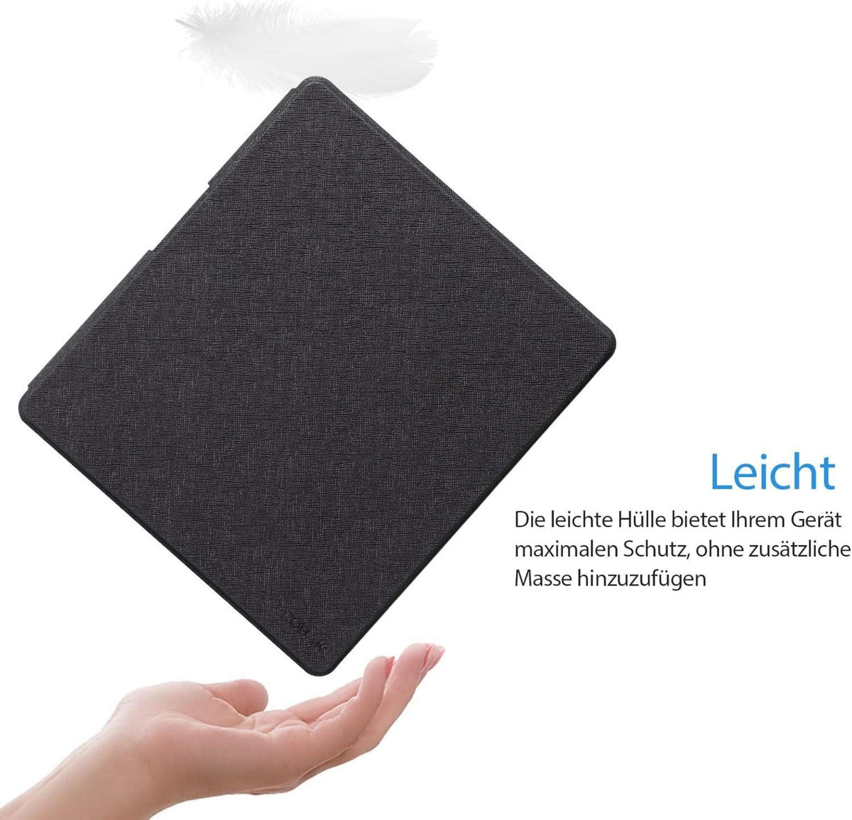 CoBak Kindle Scribe Hülle 10,2 Zoll - Stifthalter Sleep/Wake - Schwarz