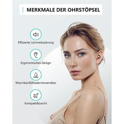 Schlaf-Ohrstöpsel Silikon - Geräuschreduzierung S/L