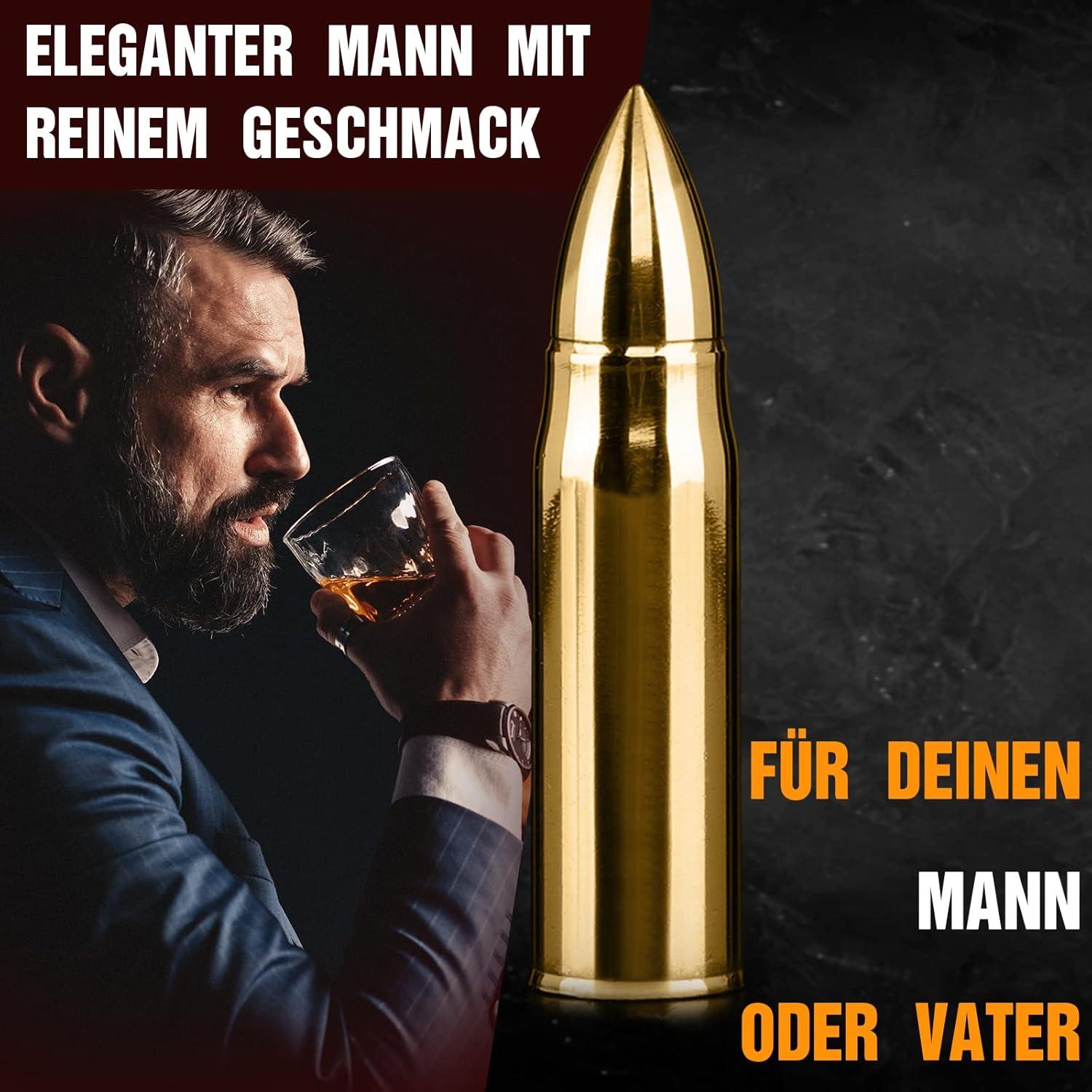 Whiskey Steine Edelstahl Eiswürfel Holzfass Weihnachtsgeschenk