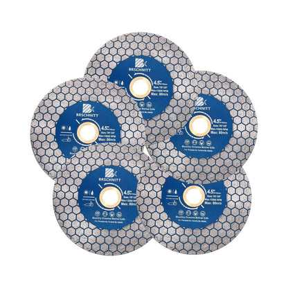 Diamant Trennscheibe 115mm doppelseitig 5er Set