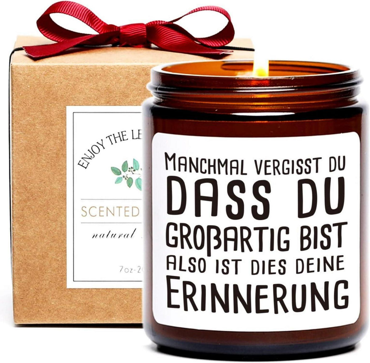 Duftkerze Geschenk für Frauen mit Spruch - Lustige Erinnerung