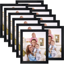 Bilderrahmen Set 20x25 cm 12er Collage Beige Holzmaserung
