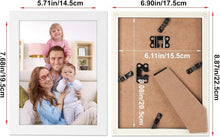 Bilderrahmen 15x20 Weiß 7er Set Fotorahmen Collage