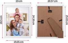 Bilderrahmen Collage Set 20x25 cm Weiß 12 Stück - Geschenk