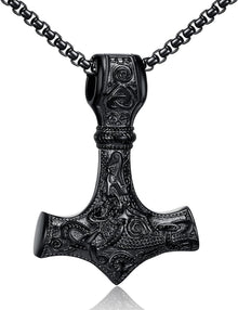Wikinger Thors Hammer Halskette Edelstahl Nordische