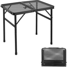 Faltbarer Campingtisch höhenverstellbarer Grilltisch