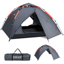 Camping Zelt für 3 Personen Wasserdicht Automatisch Pop Up 4
