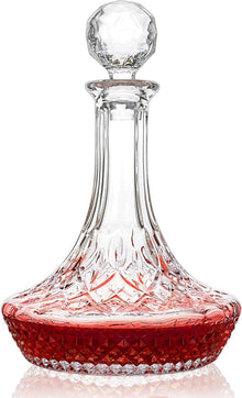 Kristall Wein Karaffe für Whisky Bourbon Rotwein 1250ml