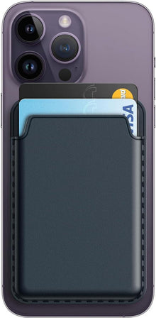 Magnetische Wallet für iPhone 16/15/14/13/12 Serie, PU Kartenhalter