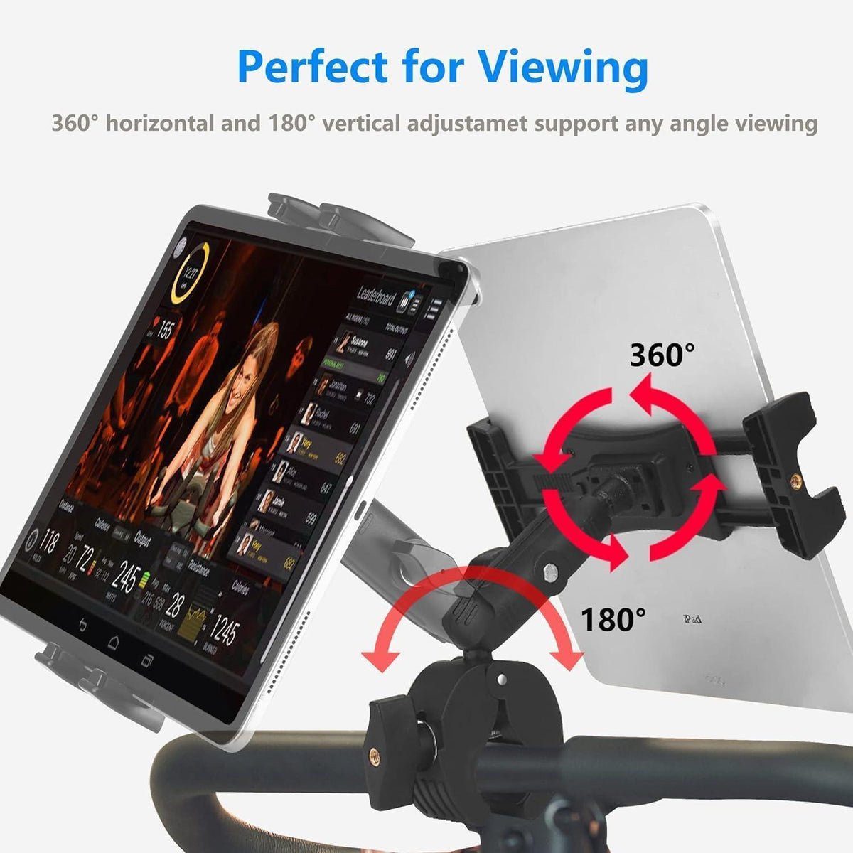 Tablet Halter für Laufband & Fahrrad – 4-13 Zoll
