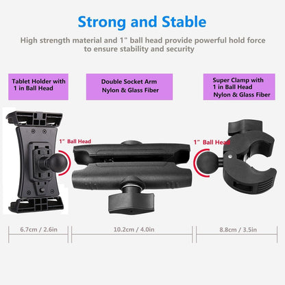 Tablet Halter für Laufband & Fahrrad – 4-13 Zoll