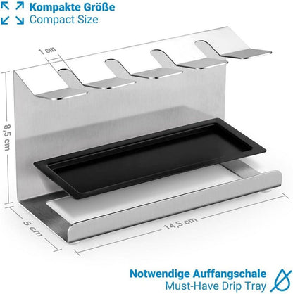 Zahnbürstenhalter für elektrische Zahnbürstenköpfe - Aufsteckbürsten