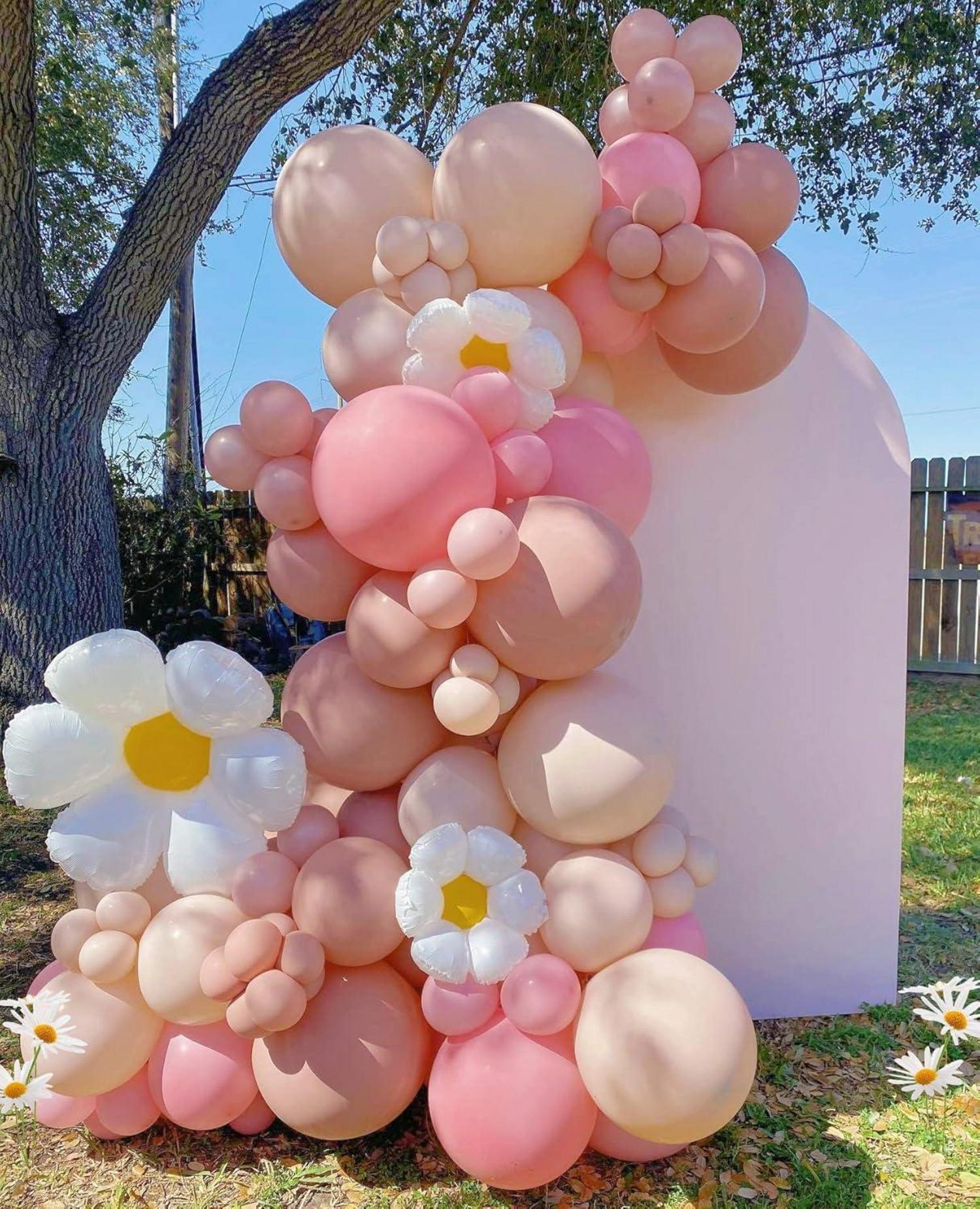 Daidle Luftballon Girlande Rosa Mädchen Geburtstagsdeko Retro Party