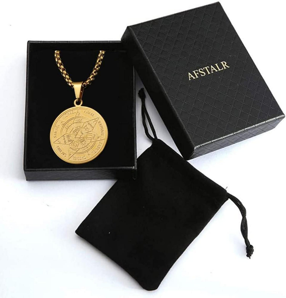 Halskette Herren 7 Erzengel Siegel Medaille Talisman