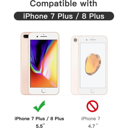 iPhone 8 Plus/7 Plus 5,5 Zoll Schutzfolie 3 Stück Weißer