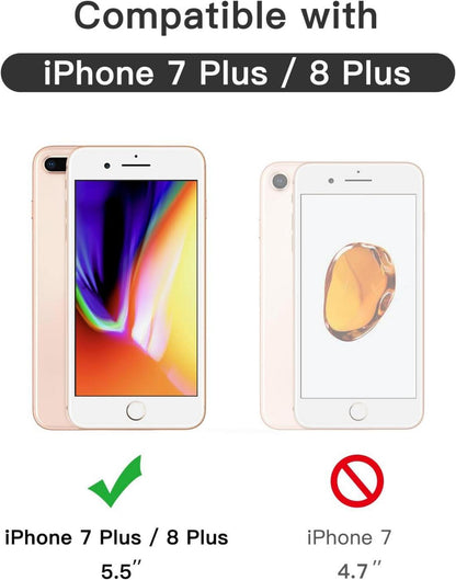 Schutzfolie für iPhone 8 Plus/7 Plus 5,5 Zoll, Full Screen 4D Panzer