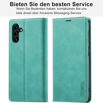 Samsung Galaxy A54 5G Hülle Leder Flip Wallet Schutzhülle + Schutzfolie