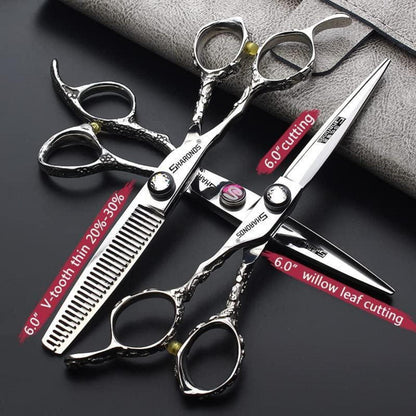 Professionelle Friseurschere 6 Zoll (3er Set) für Linkshänder