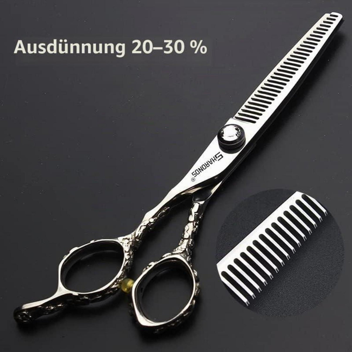 Professionelle Friseurschere 6 Zoll (3er Set) für Linkshänder