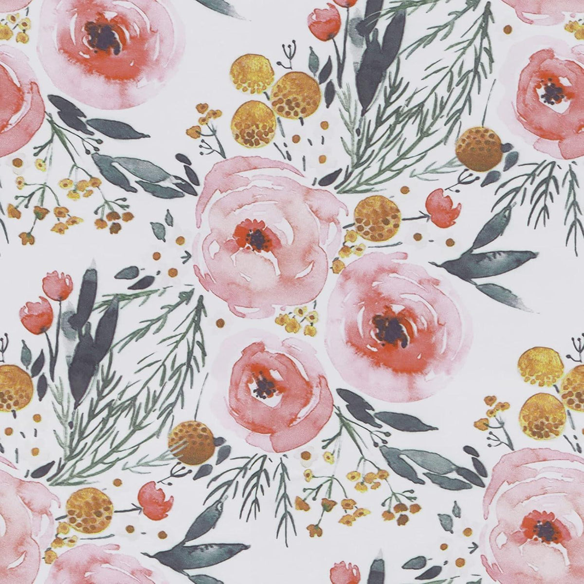 Selbstklebende Tapete Blumen 39×500cm florales Muster Möbel Folie