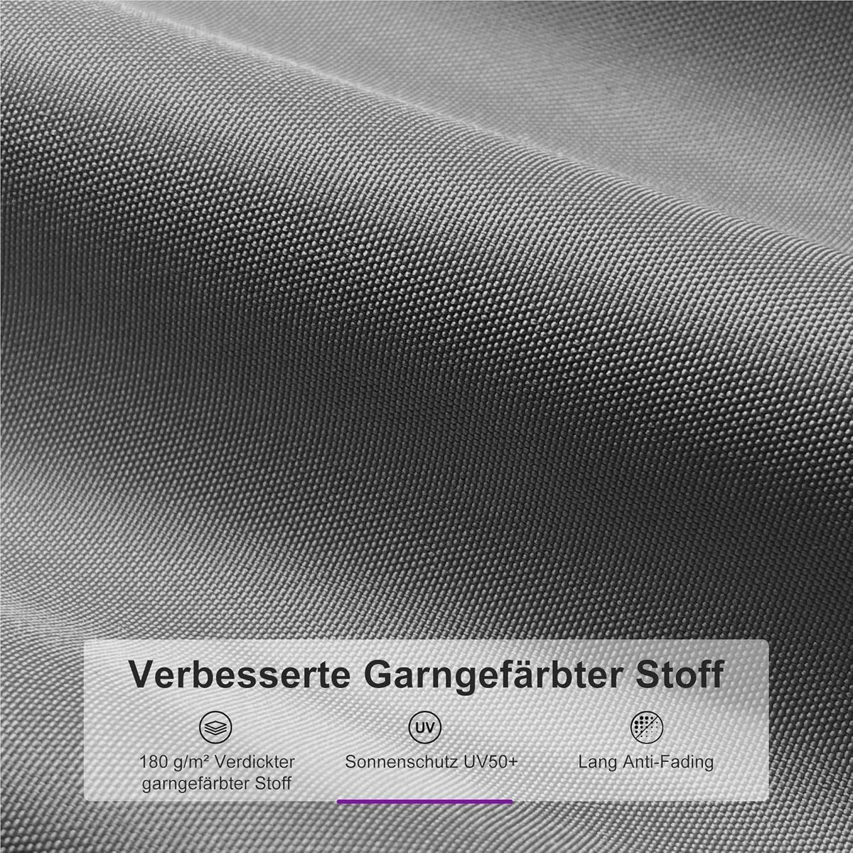 Purple Leaf Pergola 2.8x4m Aluminium Pavillon Garten Grau UV-Schutz