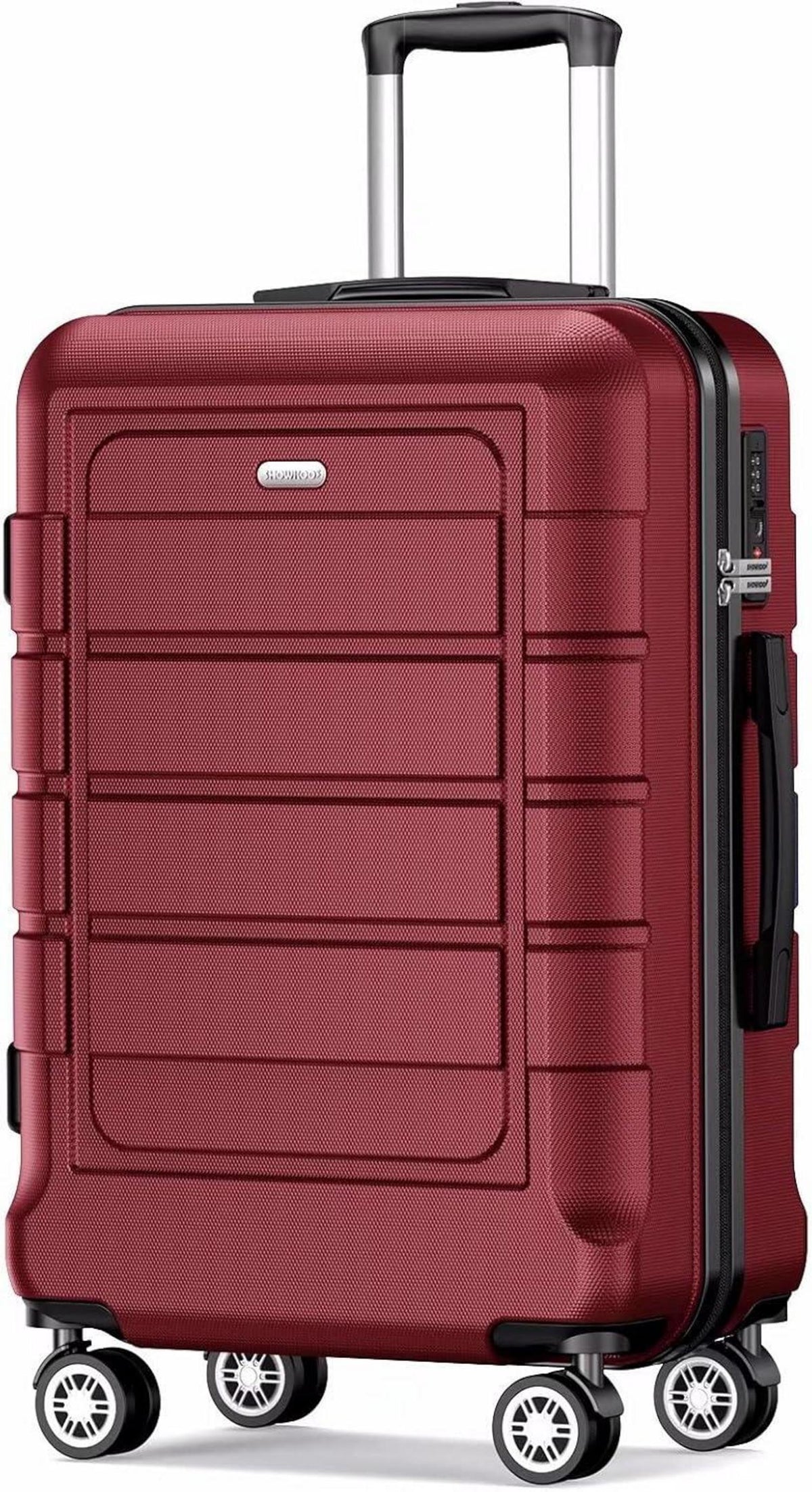 Koffer Mittelgroß Hartschale Leicht Reisekoffer ABS+PC Erweiterbar