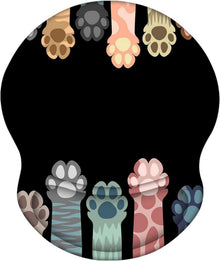 Ergonomisches Katzen-Mauspad mit Gel Handgelenkauflage