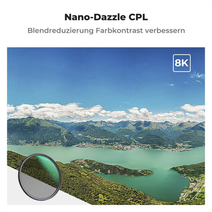 46mm Slim Zirkularer Polfilter AGC Glas CPL Filter