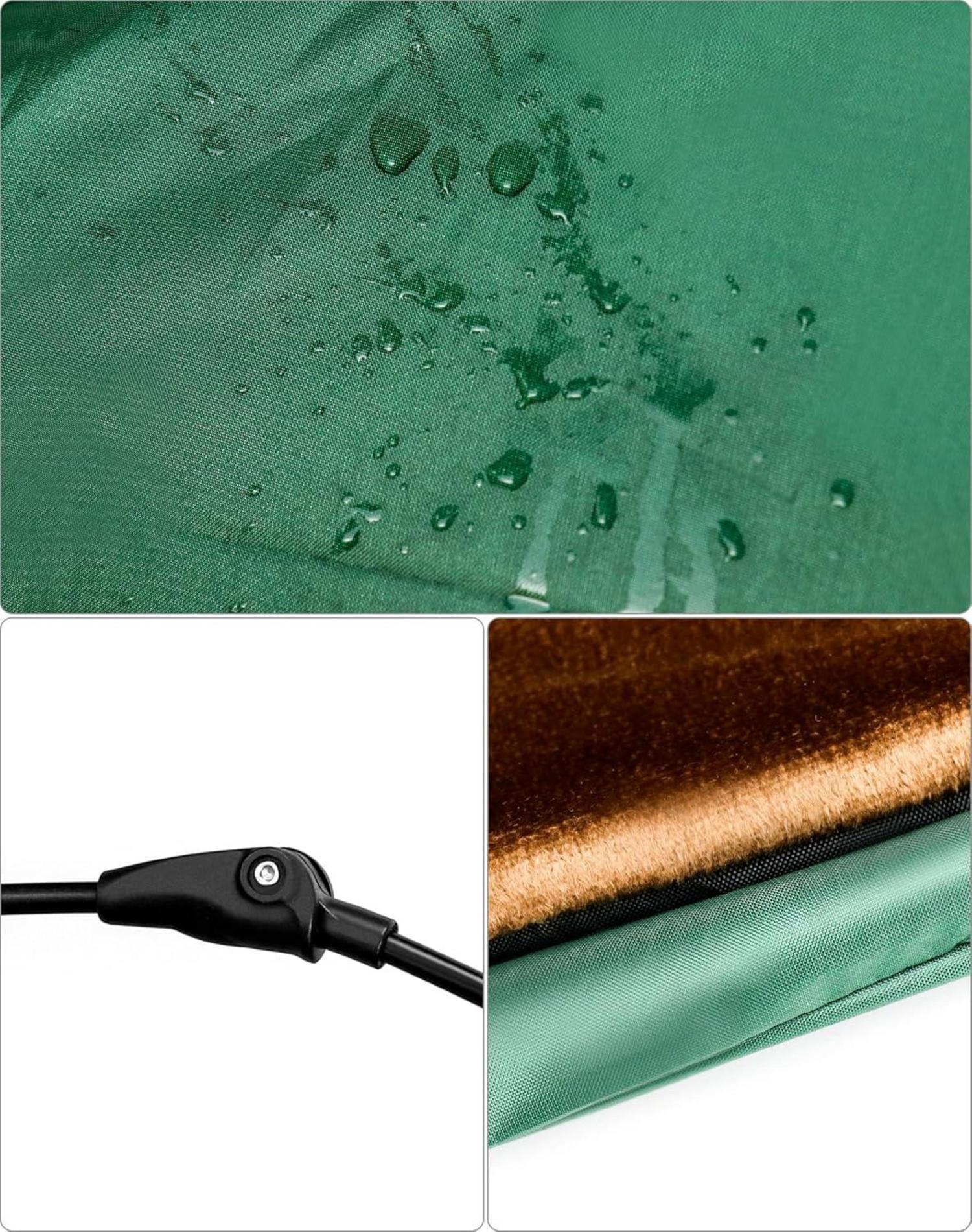 QWORK Outdoor Hundezelt Katzenzelt 80x77x62cm Wasserdicht & Bequem