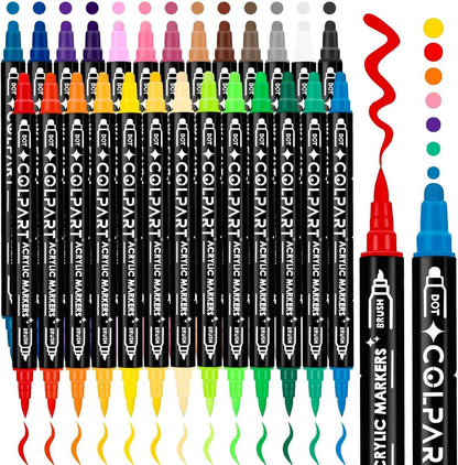 Acrylstifte steine bemalen wasserfest Acrylfarben Marker 26PCS