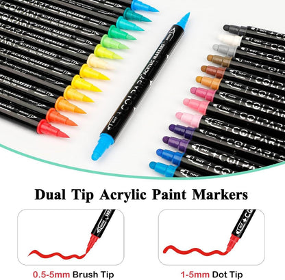 Acrylstifte 26PCS wasserfest für Steine bemalen