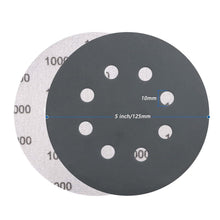 Schleifscheiben 125mm Klett 70 Stück Nass & Trocken, gemischte Körnung