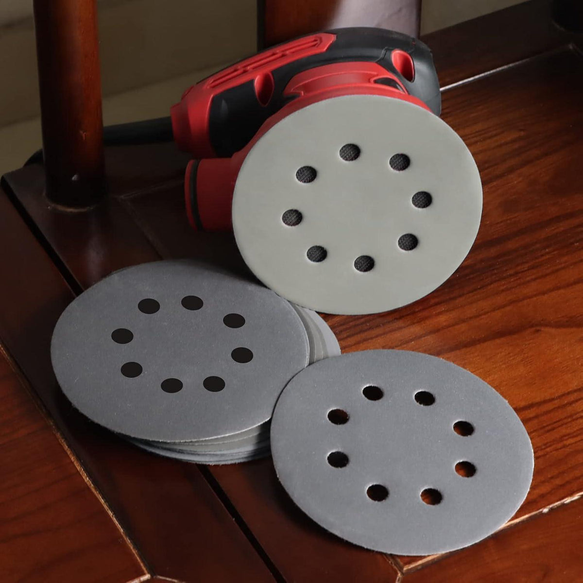 Schleifscheiben 125mm Klett 70 Stück Nass & Trocken, gemischte Körnung
