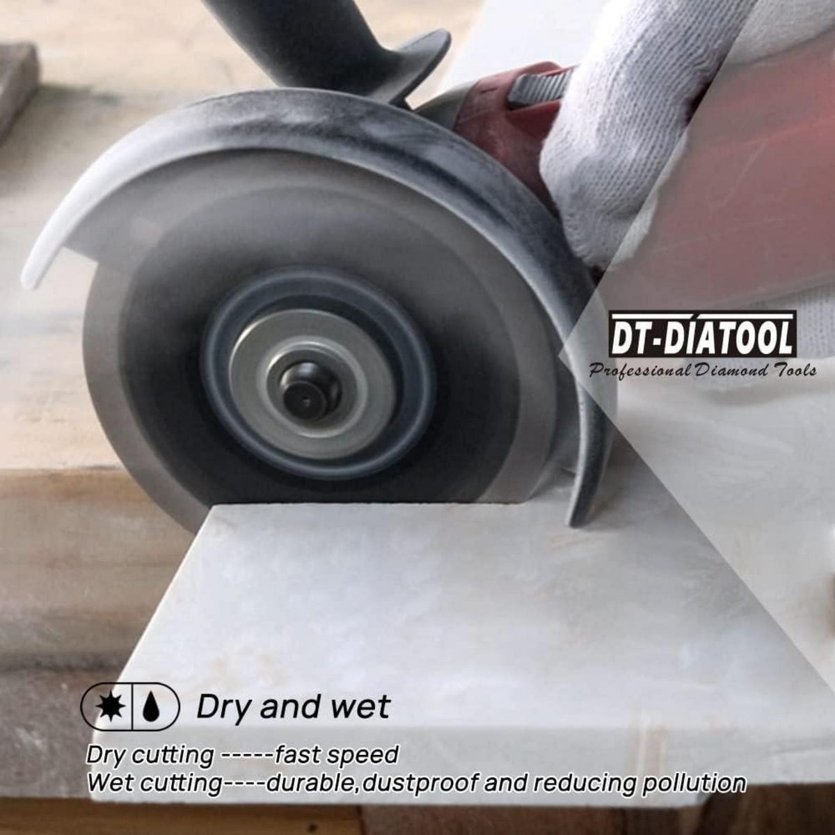 Diamant-Trennscheibe 230mm Turbo für Granit & Beton