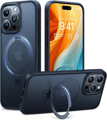 iPhone 13 Pro Max Hülle MagSafe Militärischer Schutz Schwarz