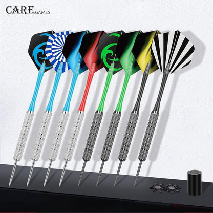 Dartpfeile 20g Metallspitze 12er Set Steeldarts Flights