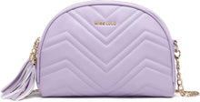 Umhängetasche Damen PU Leder Crossbody Bag Verstellbarer Gurt 4 Fächer