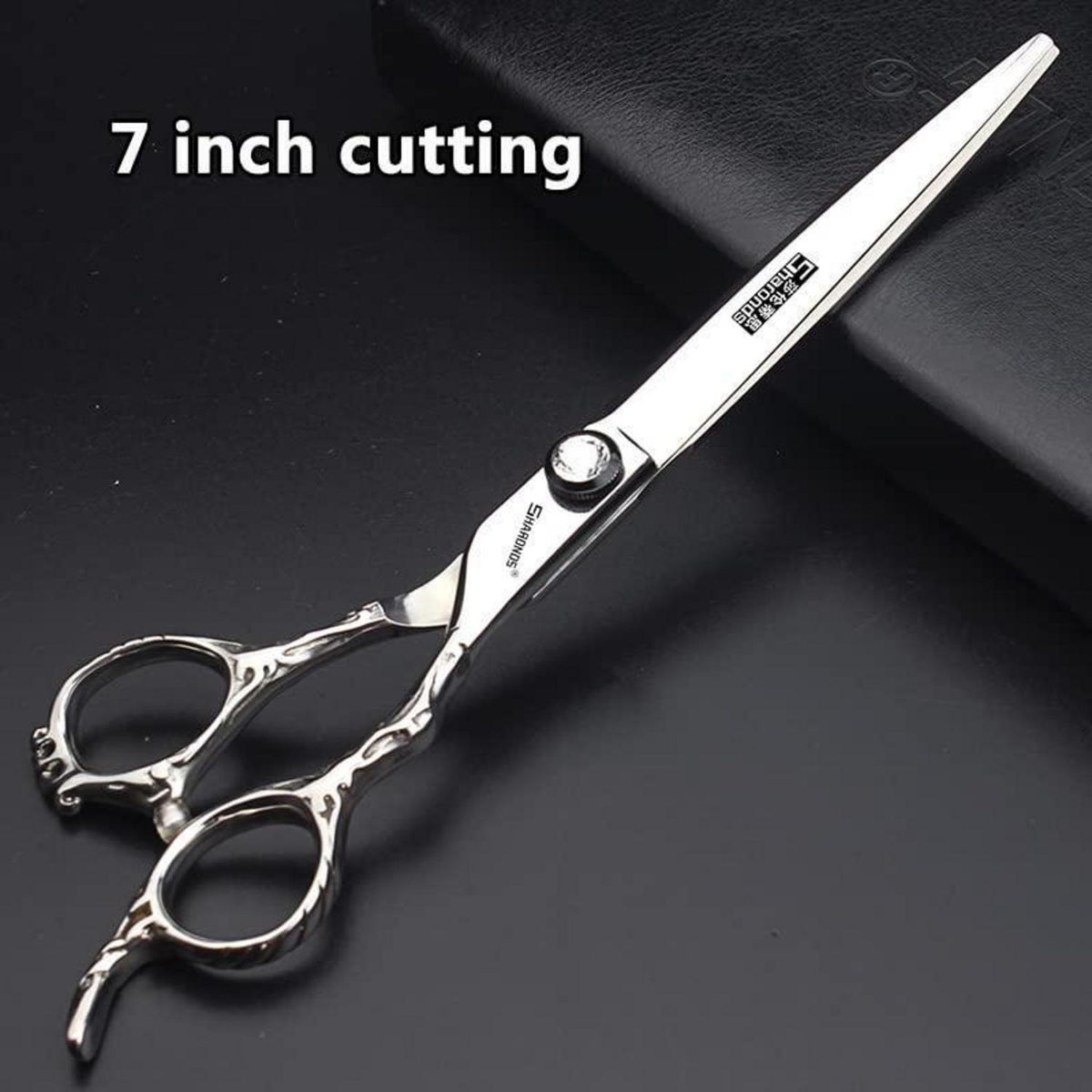 6 Zoll Japanische Friseurschere Silberne Schlange