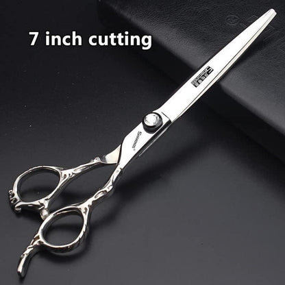 6 Zoll Japanische Friseurschere Silberne Schlange