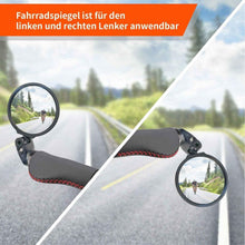 HD Mini Fahrradspiegel 360° Drehbar & Klappbar